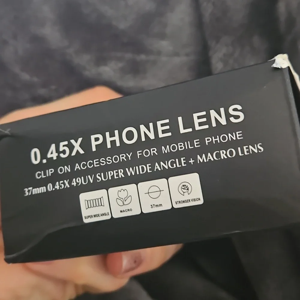 Nib Universal Black Clip-On Super Wide Angle Lens